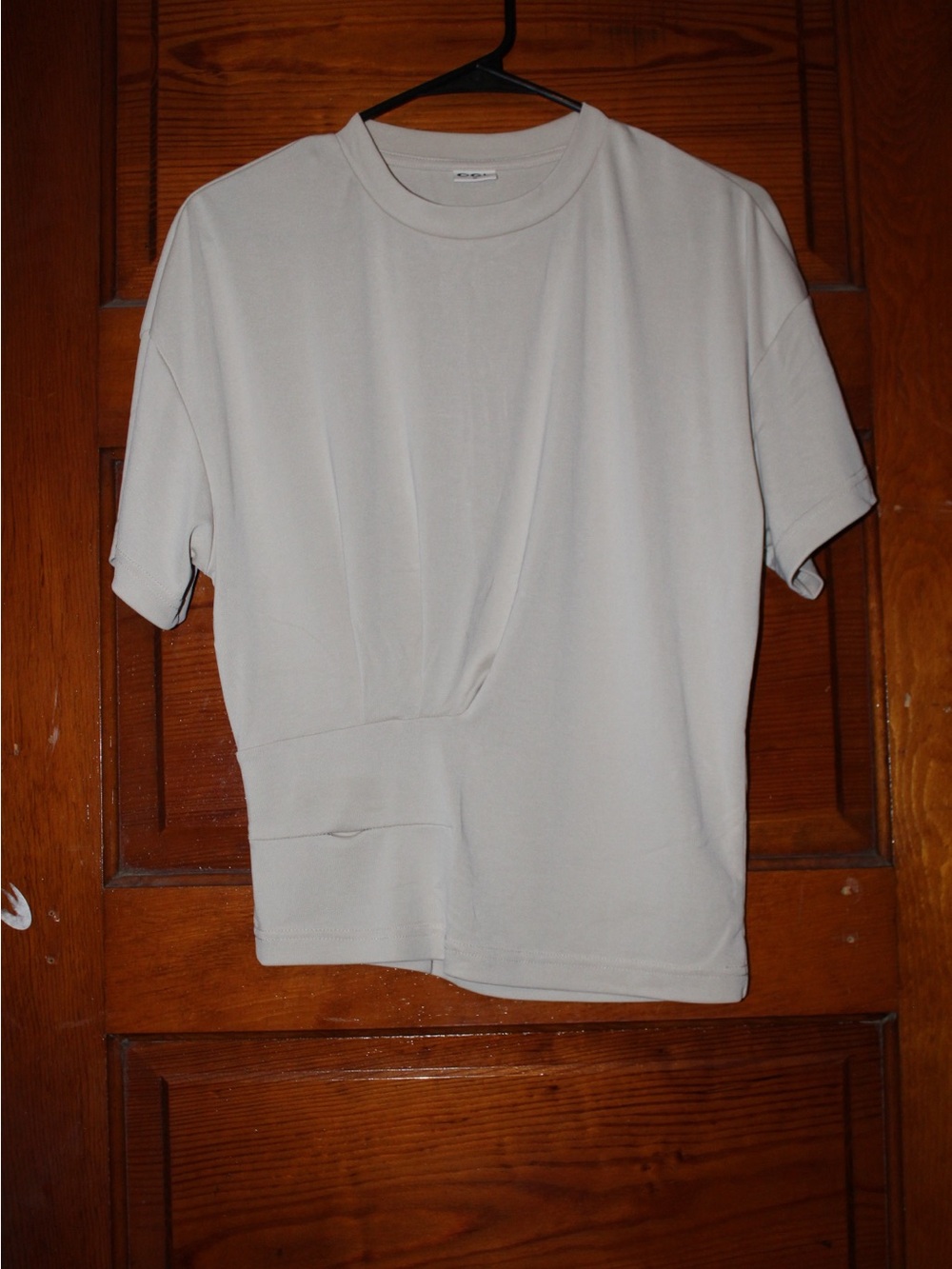 OGL Beige Crewneck Top